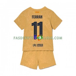 Camisola 2º Equipamento FC Barcelona Ferran Torres 11 2022-2023 Manga Curta ,Criança