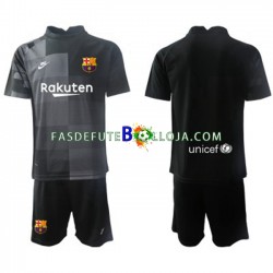 Camisola Guarda-redes 2º Equipamento FC Barcelona 2021-2022 Manga Curta ,Criança