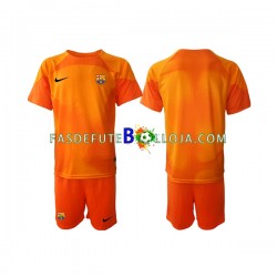 Camisola Guarda-redes 3º Equipamento FC Barcelona 2022-2023 Manga Curta ,Criança