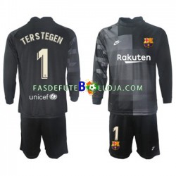 Camisola Guarda-redes 2º Equipamento FC Barcelona Ter Stegen 1 2021-2022 Manga Comprida ,Criança