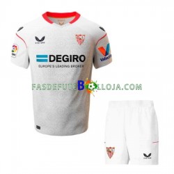 Camisola 1º Equipamento Sevilla FC 2022-2023 Manga Curta ,Criança