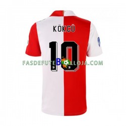 Camisola 1º Equipamento Feyenoord Rotterdam Orkun Kokcu 10 2022-2023 Manga Curta ,Homem