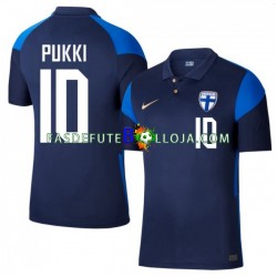 Camisola 2º Equipamento Seleção Finlandesa Teemu Pukki 10 Euro 2020 Manga Curta ,Homem