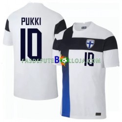 Camisola 1º Equipamento Seleção Finlandesa Teemu Pukki 10 Euro 2020 Manga Curta ,Homem