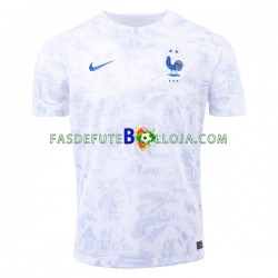Camisola 2º Equipamento Seleção Francesa World Cup 2022 Manga Curta ,Homem