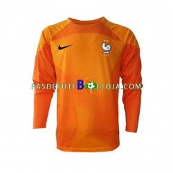 Camisola Guarda-redes 2º Equipamento Seleção Francesa World Cup 2022 Manga Comprida ,Homem