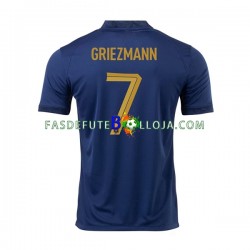 Camisola 1º Equipamento Seleção Francesa Griezmann 7 World Cup 2022 Manga Curta ,Homem