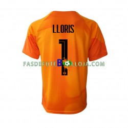 Camisola Guarda-redes 2º Equipamento Seleção Francesa Hugo Lloris 1 World Cup 2022 Manga Curta ,Homem