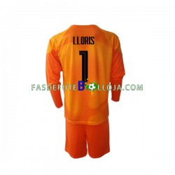 Camisola Guarda-redes 2º Equipamento Seleção Francesa Hugo Lloris 1 World Cup 2022 Manga Comprida ,Criança