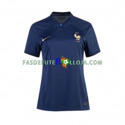 Camisola 1º Equipamento Seleção Francesa World Cup 2022 Manga Curta ,Feminina