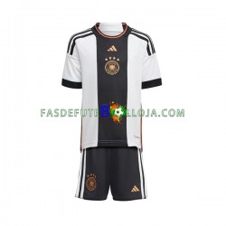 Camisola 1º Equipamento Seleção Alemã World Cup 2022 Manga Curta ,Criança