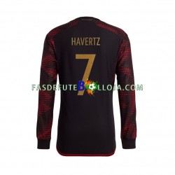 Camisola 2º Equipamento Seleção Alemã Havertz 7 World Cup 2022 Manga Comprida ,Homem