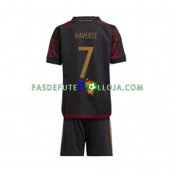 Camisola 2º Equipamento Seleção Alemã Havertz 7 World Cup 2022 Manga Curta ,Criança