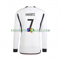 Camisola 1º Equipamento Seleção Alemã Havertz 7 World Cup 2022 Manga Comprida ,Homem