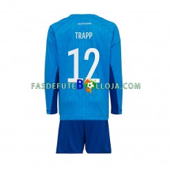 Camisola Guarda-redes 1º Equipamento Seleção Alemã TRAPP 12 World Cup 2022 Manga Comprida ,Criança