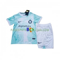 Camisola 2º Equipamento Inter de Milão 2022-2023 Manga Curta ,Criança