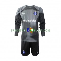 Camisola Guarda-redes 1º Equipamento Inter de Milão 2022-2023 Manga Comprida ,Criança