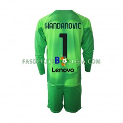 Camisola Guarda-redes 3º Equipamento Inter de Milão Samir Handanovic 1 2022-2023 Manga Comprida ,Criança