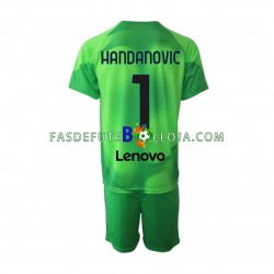 Camisola Guarda-redes 3º Equipamento Inter de Milão Samir Handanovic 1 2022-2023 Manga Curta ,Criança