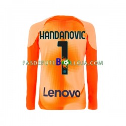 Camisola Guarda-redes 4º Equipamento Inter de Milão Samir Handanovic 1 2022-2023 Manga Comprida ,Homem