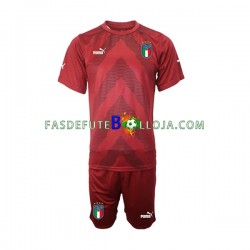 Camisola Guarda-redes 2º Equipamento Seleção Italiana 2022-2023 Manga Curta ,Criança
