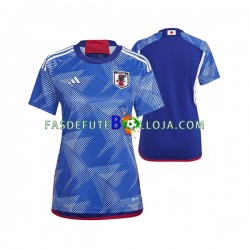 Camisola 1º Equipamento Seleção Japonesa World Cup 2022 Manga Curta ,Feminina