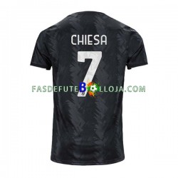 Camisola 2º Equipamento Juventus Chiesa 7 2022-2023 Manga Curta ,Homem