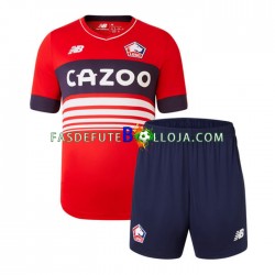 Camisola 1º Equipamento LOSC Lille 2022-2023 Manga Curta ,Criança