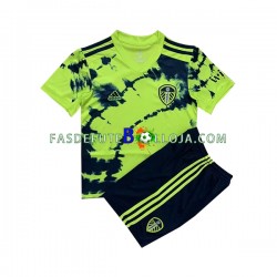 Camisola 2º Equipamento Leeds United 2022-2023 Manga Curta ,Criança