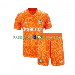 Camisola Guarda-redes 2º Equipamento Leeds United 2022-2023 Manga Curta ,Criança
