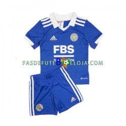 Camisola 1º Equipamento Leicester City 2022-2023 Manga Curta ,Criança