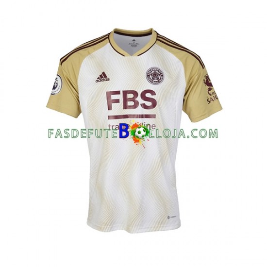 Camisola 3º Equipamento Leicester City 2022-2023 Manga Curta ,Homem