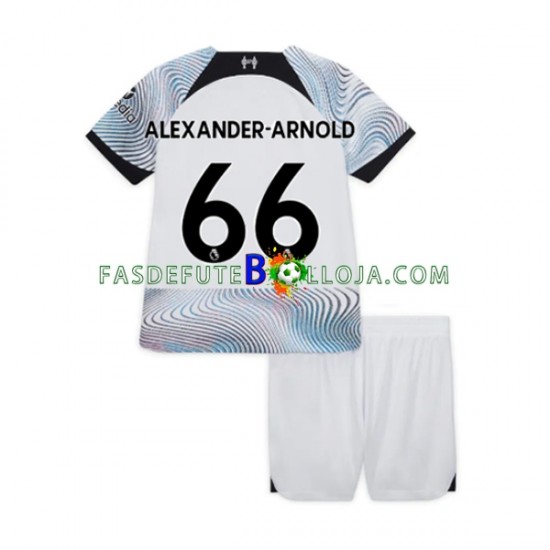 Camisola 2º Equipamento Liverpool Alexander-Arnold 66 2022-2023 Manga Curta ,Criança Camisola 2º Equipamento Liverpool Alexander-Arnold 66 2022-2023 Manga Curta ,Criança