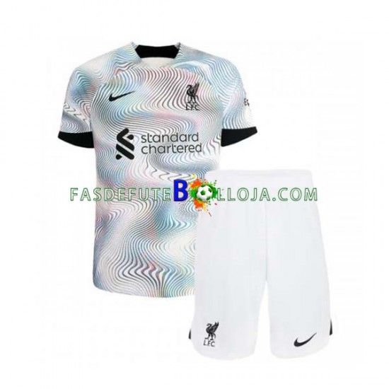 Camisola 2º Equipamento Liverpool 2022-2023 Manga Curta ,Criança Camisola 2º Equipamento Liverpool 2022-2023 Manga Curta ,Criança