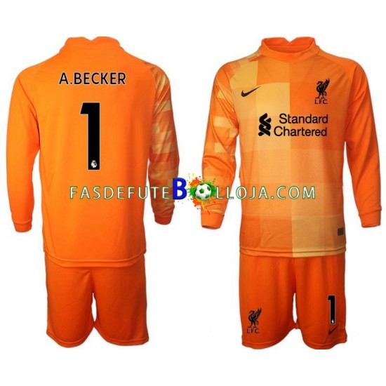 Camisola Guarda-redes 4º Equipamento Liverpool A.BECKER 1 2021-2022 Manga Comprida ,Criança Camisola Guarda-redes 4º Equipamento Liverpool A.BECKER 1 2021-2022 Manga Comprida ,Criança