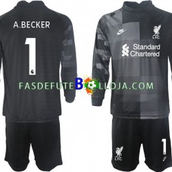 Camisola Guarda-redes 3º Equipamento Liverpool A.BECKER 1 2021-2022 Manga Comprida ,Criança