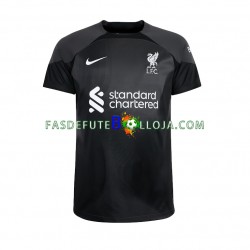 Camisola Guarda-redes 2º Equipamento Liverpool 2022-2023 Manga Curta ,Homem