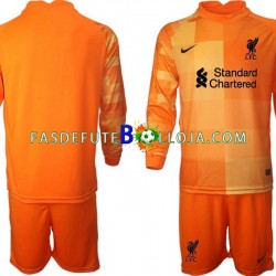 Camisola Guarda-redes 4º Equipamento Liverpool 2021-2022 Manga Comprida ,Criança
