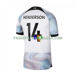 Camisola 2º Equipamento Liverpool Henderson 14 2022-2023 Manga Curta ,Homem