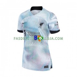 Camisola 2º Equipamento Liverpool 2022-2023 Manga Curta ,Feminina