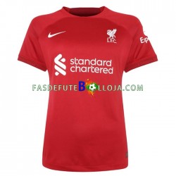 Camisola 1º Equipamento Liverpool 2022-2023 Manga Curta ,Feminina