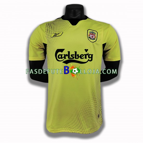 Camisola 2º Equipamento Liverpool 2004-2005 Manga Curta Retro ,Homem Camisola 2º Equipamento Liverpool 2004-2005 Manga Curta Retro ,Homem