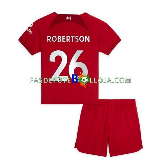 Camisola 1º Equipamento Liverpool Robertson 26 2022-2023 Manga Curta ,Criança Camisola 1º Equipamento Liverpool Robertson 26 2022-2023 Manga Curta ,Criança