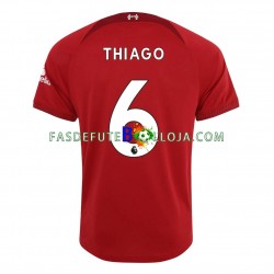 Camisola 1º Equipamento Liverpool Thiago 6 2022-2023 Manga Curta ,Homem