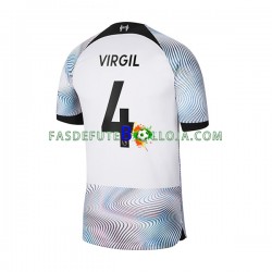 Camisola 2º Equipamento Liverpool Virgil 4 2022-2023 Manga Curta ,Homem