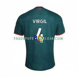 Camisola 3º Equipamento Liverpool Virgil van Dijk 4 2022-2023 Manga Curta ,Homem