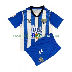 Camisola 1º Equipamento Málaga CF 2022-2023 Manga Curta ,Criança