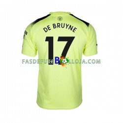 Camisola 3º Equipamento Manchester City De Bruyne 17 2022-2023 Manga Curta ,Homem