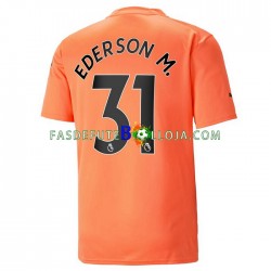 Camisola Guarda-redes 3º Equipamento Manchester City Ederson M. 31 2022-2023 Manga Curta ,Homem