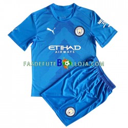Camisola Guarda-redes 2º Equipamento Manchester City 2022-2023 Manga Curta ,Criança